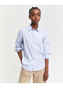 Gant Damen Langarmbluse "REG POPLIN SHIRT", blau, casual, Gr. 44, Web, Obermaterial: 100% Baumwolle, Blusen