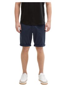 Herren Chinoshortsnavy blau mini houndstooth, casual, Gr. M, Tom Tailor Denim, unifarben, Obermaterial: 48% Polyester, 26% Viskose, 24% Baumwolle, 2%