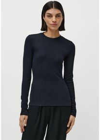 LEGER Damen Longsleeve "Cinzia", blau, casual, Gr. 36, Jersey, Obermaterial: 95% Viskose, 5% Elasthan, Shirts, schmal, Rundhals