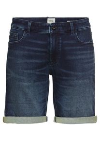 Camel Active Herren Bermudas, blau, casual, Gr. 32, unifarben, Denim/Jeans, Obermaterial: 86% Baumwolle, 13% Polyester, 1% Elasthan, Hosen,