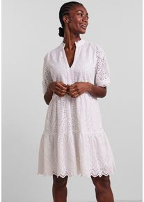 Y.A.S Damen Blusenkleid "YASHOLI SS DRESS S. NOOS", weiß, modisch, Gr. M, unifarben, Web, Obermaterial: 100% Baumwolle, Kleider, Sommerkleid