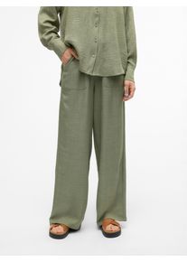 Véro Moda VERO MODA Damen Schlupfhose "VMMELANEY HW LOOSE PANT WVN GA NOOS", grün, modisch, Gr. XS, meliert, Web, Obermaterial: 100% Polyester, Hosen,
