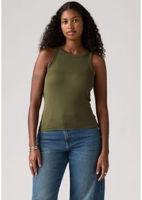 Levi's LEVI'S Damen Tanktop "DREAMY TANK GREEN", bunt, casual, Gr. S, Jersey, Obermaterial: 92% Modal, 8% Elasthan, Tops