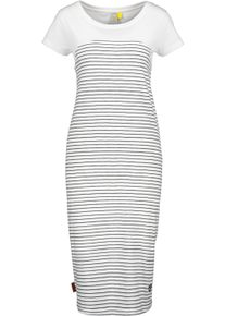 alife and kickin ALIFE & KICKIN Damen Jerseykleid "Damen ClariceAK", weiß, Gr. M, 65% Baumwolle 35% Polyester, Kleider