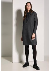 Cecil Damen Minikleid, schwarz, casual, Gr. L, meliert, Web, Obermaterial: 82% Polyester, 17% Viskose, 1% Elasthan, Kleider, Sommerkleid mit