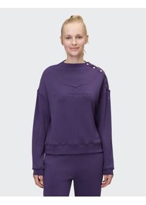 Venice Beach Damen Sweatshirt "SWEATSHIRT CODY", lila, sportlich, Gr. XS, Obermaterial: 50% Polyester, 45% Modal, 5% Elasthan, Sweatshirts