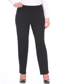 KjBRAND Damen Schlupfhose "Susie", schwarz, casual, Gr. 50, unifarben, Web, Obermaterial: 74% Polyamid, 26% Elasthan, Hosen, Sommerhose mit
