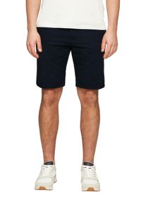 s.Oliver Herren Chinoshorts, blau, casual, Gr. 33, unifarben, Web, Obermaterial: 97% Baumwolle, 3% Elasthan, Hosen, Sommerhose mit Waschung