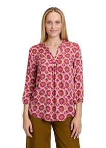 Cartoon Damen Shirtbluse "Cartoon Blusenshirt mit Muster", lila, casual, Gr. 36, Obermaterial: 100% Viskose., Blusen
