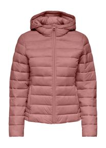 Only Damen Outdoorjacke "ONLABBIE QUILTED HOOD JACKET OTW ZL", rosa, modisch, Gr. XL, unifarben, Web, Obermaterial: 100% Polyamid, Jacken