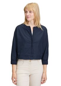Betty Barclay Damen Jackenblazer "Betty Barclay Blouson mit 3/4 Arm", blau, casual, Gr. 42, Obermaterial: 100% Polyester., Blazer
