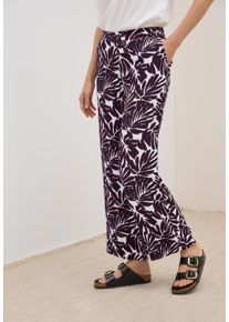 Cecil Damen Stoffhose "Style NEELE", rot, casual, Gr. S, bedruckt, Web, Obermaterial: 100% Viskose, Hosen, Sommerhose mit grafischem Muster