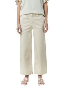 comma, COMMA Damen Stoffhosekitt, casual, Gr. 38, unifarben, Web, Obermaterial: 65% Baumwolle, 32% Polyester, 3% Elasthan, Hosen, Sommerhose mit Schlag und