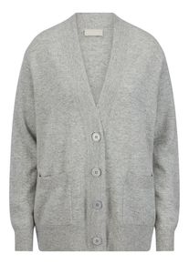 include - Strickjacke, grau, Gr. 36 / S - Kaschmir