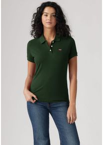 Levi's LEVI'S Damen Poloshirt "Slim Polo Neutrals"mountain view, casual, Gr. M, Jersey, Obermaterial: 95% Baumwolle, 5% Elasthan, Shirts