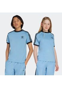 Kinder T-Shirt "3 STRIPE TEE"ash blau, sportlich, Gr. 152, adidas originals, Obermaterial: 100% Baumwolle, Shirts, drei Streifen Shirt für Kinder