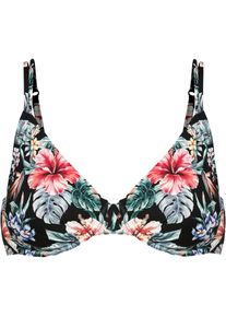 Lascana Bikini Oberteil - schwarz - Gr. 38 / F - Polyamid/Elastan