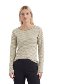Marc O'Polo MARC O'POLO Damen Langarmshirtmulti_grün, casual, Gr. M, Jersey, Obermaterial: 100% Baumwolle, Shirts