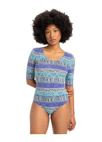 Quiksilver Damen Funktionstop "Body"aqua sky global heat 32x32, Gr. XS, [Hauptmaterial] 95% Baumwolle, 5% Elasthan, Tops