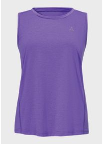 Schöffel SCHÖFFEL Damen Funktionsshirt "CIRC Top Tauron L"3805, lila, sportlich, Gr. 46, Oberstoff: 100% Polyester, Shirts