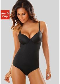Nuance Body schwarz Gr. 70 Cup A für Damen. Mit herzförmiger Ausschnitt. Mit Bügel