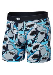 SAXX Daytripper Boxer Brief Fly Kunstfaserunterwäsche Herren Alltag (Gr L |grau)