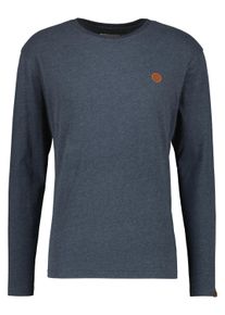 alife and kickin ALIFE & KICKIN Herren Langarmshirt "Herren AlexAK A", blau, Gr. S, 60% Baumwolle 40% Polyester, Shirts