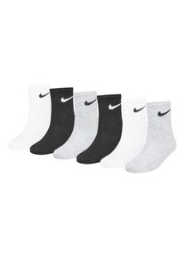 Nike Sportswear Kinder Sportsocken "NHN NIKE COLORFUL PACK CREW für Kinder", weiß, Polyester, Socken, für Kinder