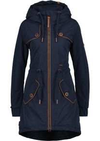 alife and kickin ALIFE & KICKIN Damen Winterjacke "Damen CharlotteAK A", blau, Gr. XL, 100% Polyester, Jacken