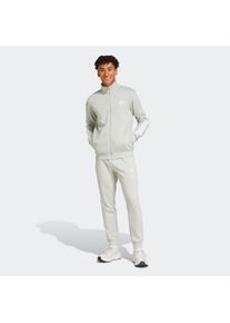 Herren Trainingsanzug "M 3S FL TT TS", grau, sportlich, Gr. XXL, adidas Sportswear, Obermaterial: 70% Baumwolle, 30% Polyester, Sportanzüge