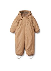 Wheat Jungen Schneeoverall "Wheat Schneeanzug Winter-Overall Evig mit Funktion", braun, Gr. 86, 100% Polyester (recycled), Overalls