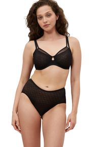 Triumph Damen Minimizer-BH "Signature Sheer W01 EX", Gr. 85, schwarz, Tüll, Spitze, Obermaterial: 59% Polyamid, 41% Elasthan, modisch, BHs,