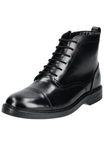 Clarks Herren Schnürstiefelette "Clarks Stiefelette Leder", Gr. 44,5, schwarz, Leder, casual, Schuhe