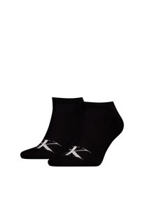Herren Sneakersocken "CKJ MEN SNEAKER 2P MONOGRAM", Calvin Klein Jeans, Gr. 43, schwarz, Baumwollmischung, Socken, mit dezentem Logo