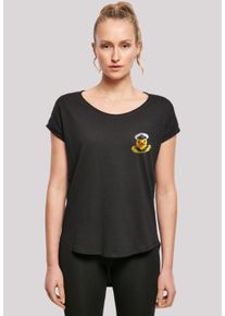 F4NT4STIC Damen T-Shirt "Rubber Duck Captain Long", schwarz, casual, Gr. M, Obermaterial: 100% Baumwolle, Shirts, Print