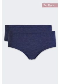 Nina von C. Damen Minislip "Light & Easy", Gr. 38, blau, Obermaterial: 95% Modal, 5% Elasthan, meliert, Unterhosen, Besonders weich und anschmiegsam