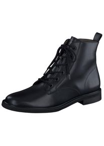 Paul Green Damen Schnürstiefelette "Paul Green Stiefelette Glattleder", Gr. 40, schwarz, Glattleder, casual, Schuhe