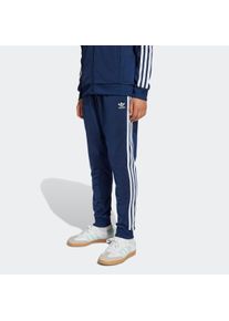 Kinder Sporthose "SST TRACK PANTS", blau, sportlich, Gr. 134, adidas originals, Trikot, Obermaterial: 100% Polyester, Hosen, Superstar Kinder