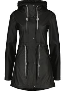 alife and kickin ALIFE & KICKIN Damen Regenjacke "Damen EloiseAK A", schwarz, Gr. XL, 100% Polyuretan, Jacken