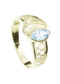 OSTSEE-SCHMUCK Damen Fingerring "OSTSEE-SCHMUCK Ring Anisia Ring Anisia", Gr. 62 (19,7), Gelbgold 333, gold, Gelbgold 333, Fingerringe