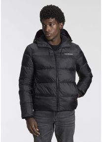Calvin Klein Jeans Steppjacke »LOGO TAPE LW PADDED JACKET«, mit Kapuze