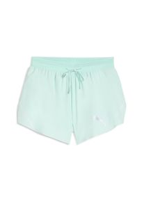 Puma Damen Laufshorts "RACEDAY ULTRAWEAVE 3" Split Shorts Damen"mint melt grün, Gr. L, unifarben, Obermaterial: 100% Polyester; Innenhose: 100%