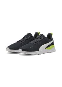 Puma Trainingsschuh "Anzarun Lite Sneakers Erwachsene", Gr. 48,5strong gray weiß lime smash grün, Obermaterial: Textil, Synthetik; Futter: Textil;