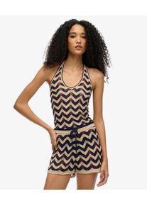 Superdry Damen Strick-shorts mit Zickzackmuster Navy - Gr&ouml;&szlig;e: 36 2123429000149F4Y030