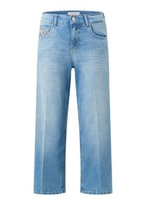 AENGELS Damen Stoffhose "AENGELS Linn Leo"heaven blau random used, Gr. 42, unifarben, 89% Baumwolle, 8% Polyester, 3% Elasthan, Hosen