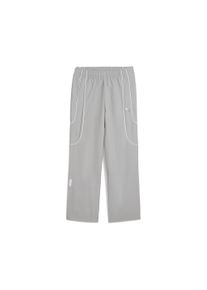 Puma Herren Sporthose "PumaTECH Relaxed Trainingshose Herren"gray echo weiß, Gr. L, unifarben, Obermaterial: 100% Nylon; Seitentasche u2013 Oben: