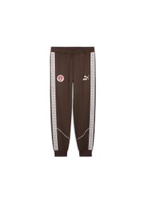 Puma Herren Sporthose "FC St. Pauli KING Anthem Hose Herren"espresso braun weiß, Gr. S, bedruckt, Obermaterial: 37% Baumwolle, 63% Polyester;
