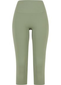 Urban Classics Damen Leggings "Urban Classics Ladies Capri Leggings Ladies Capri Leggings"matcha grün, Gr. M, unifarben, 80% Nylon, 20% Elasthan,