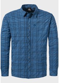 Schöffel SCHÖFFEL Herren Outdoorhemd "Hiking Shirt Style Yekuro MNS"0840, blau, sportlich, Gr. 54, Oberstoff: 81% Polyester, 14% Nylon, 5% Elasthan, Hemden