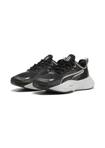 Puma Trainingsschuh "PWR NITRO SQD 2 Lace Pack Trainingsschuhe Damen", Gr. 35,5schwarz cool weather blau, Obermaterial: Textil, Synthetik; Futter: